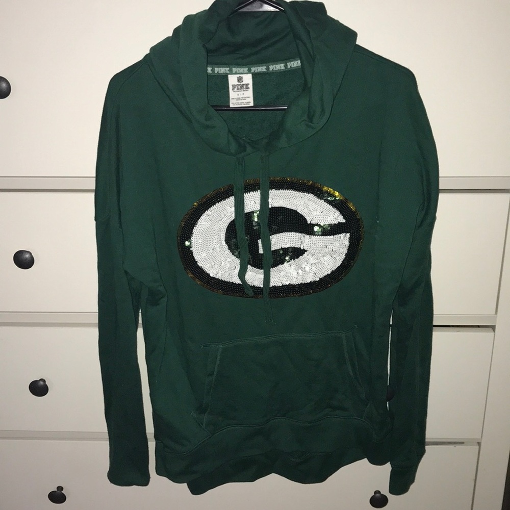 Pink by Victoria secret Green Bay packers sweater